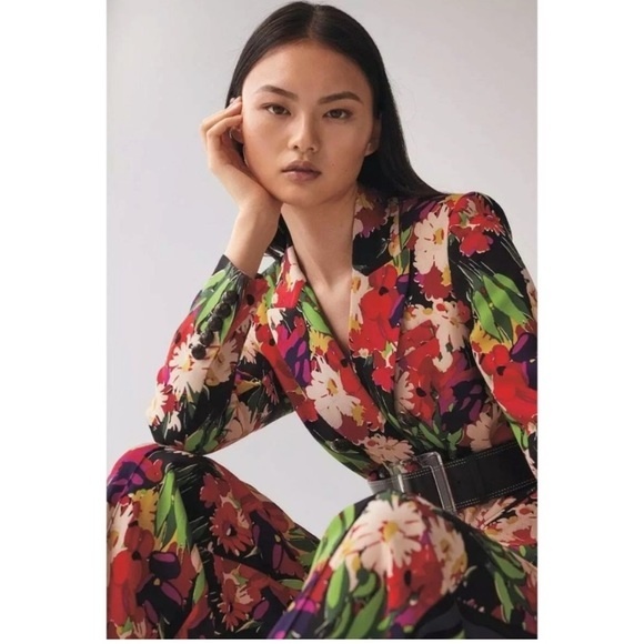 Veronica Beard Floral Miller Dickey Blazer - Picture 4 of 12